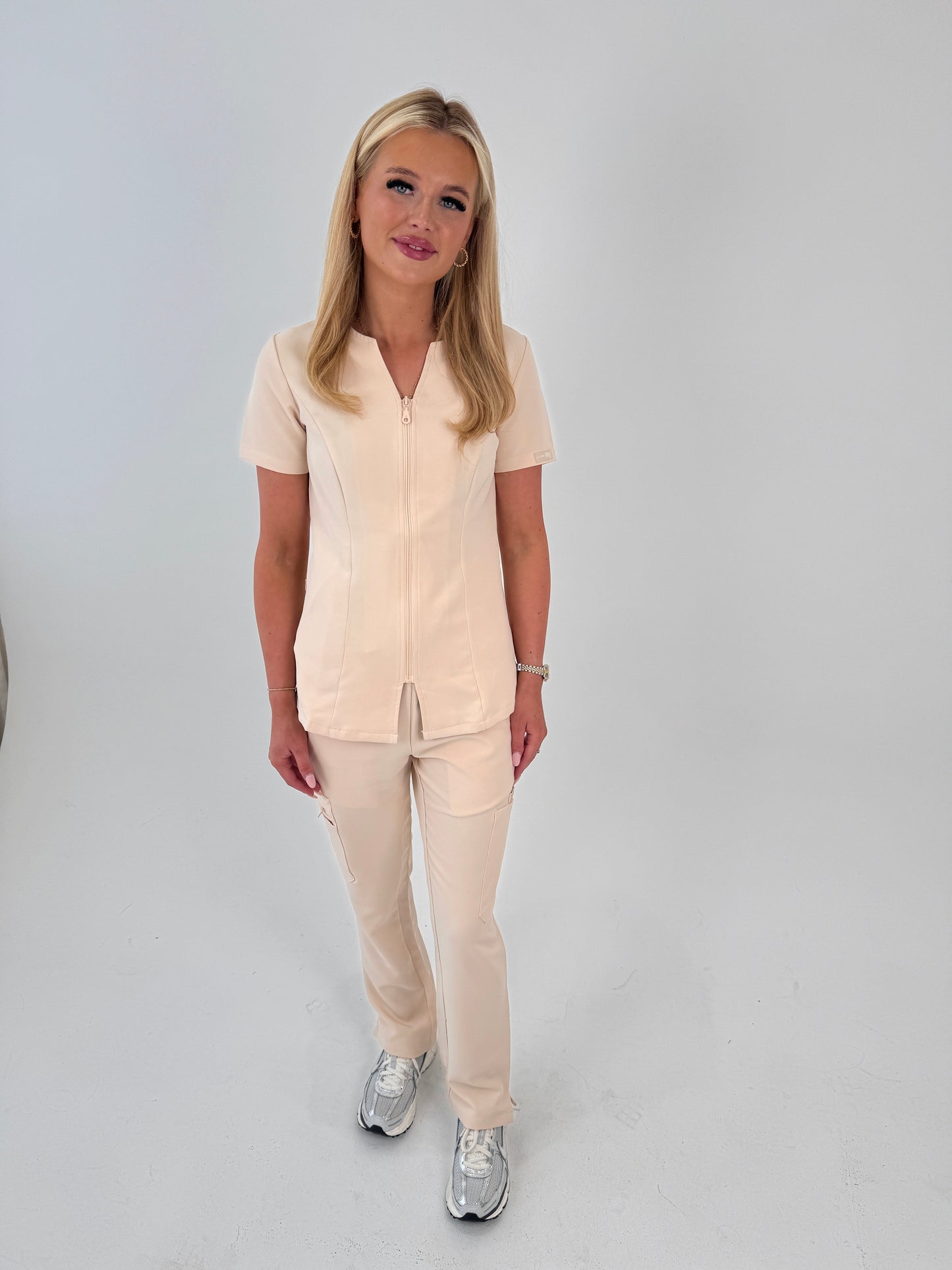 Classic Beauty Tunic Set Cream - SALE