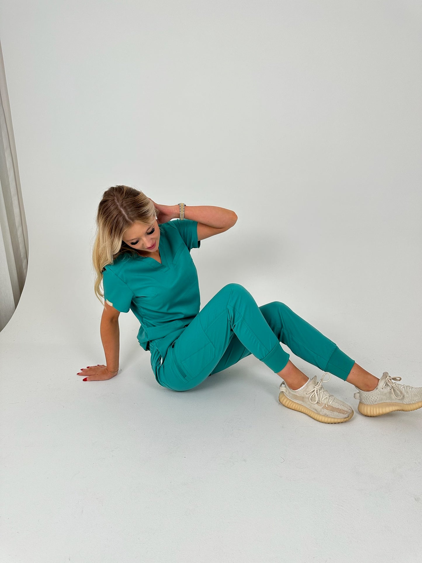 Green Jogger Scrub Set - SALE