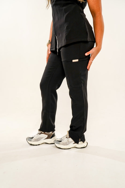 Classic Beauty Tunic Set Black - SALE