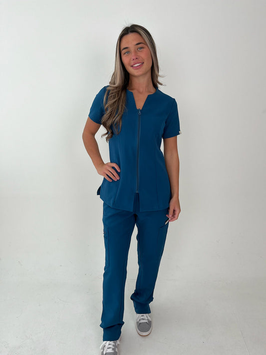 Classic Beauty Tunic Set Blue - SALE
