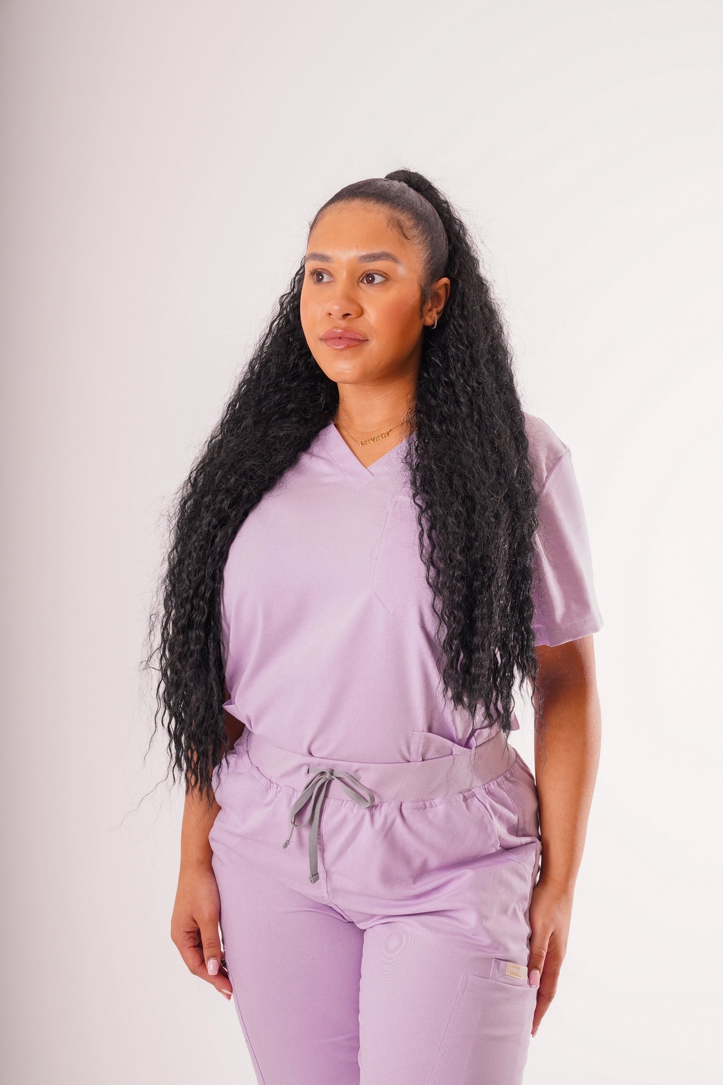 Lilac Jogger Scrub Set - SALE