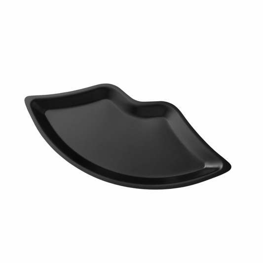 Lip Shape Dish Black