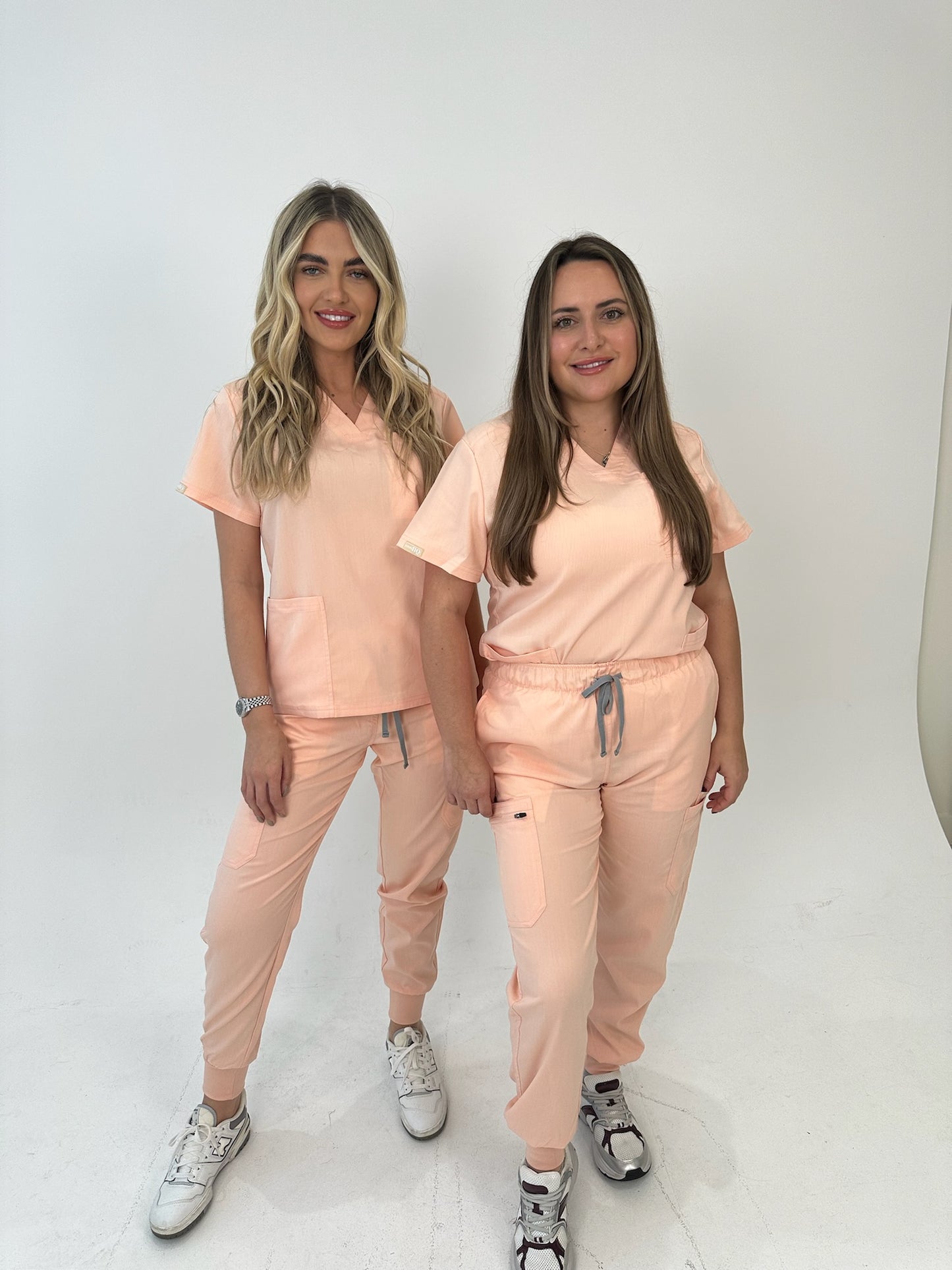 Peach Jogger Scrub Set - SALE